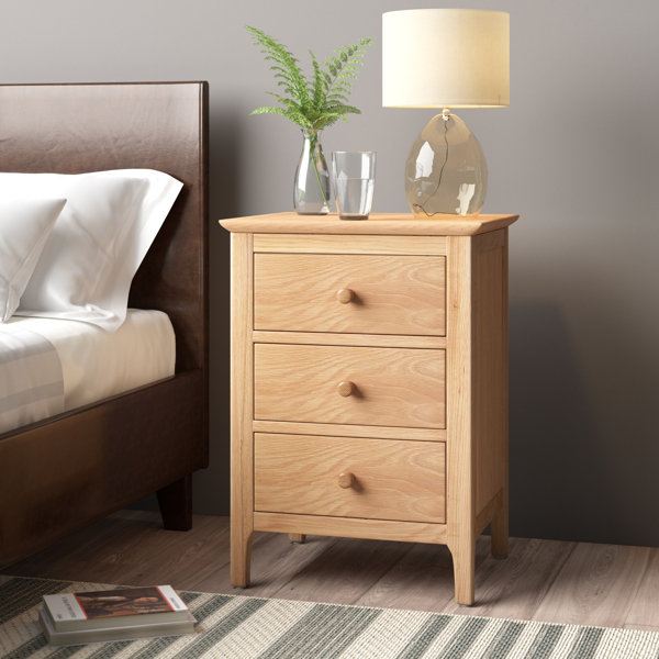 Gracie Oaks Westley Solid Wood Bedside Table & Reviews Wayfair.co.uk
